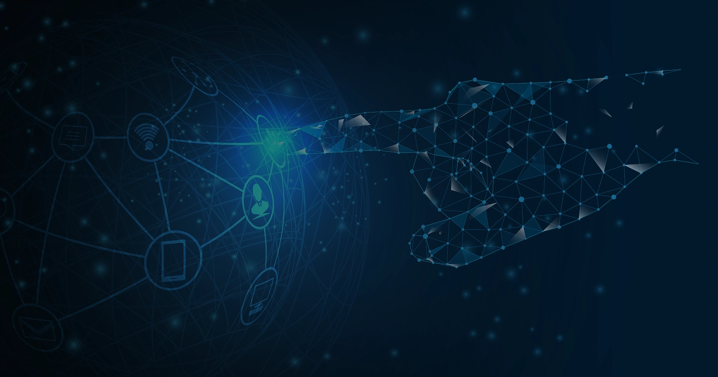 Grafica di sfondo della pagina contatti di Prisma Luxerise